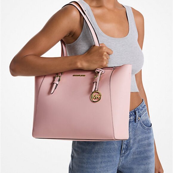 Gorgeous Pink Charlotte Large Saffiano Leather 3-in-1 Tote Bag!! - Picture 16 of 16
